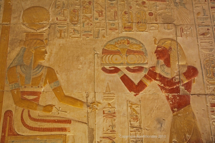 Images from the inner Isis Chapel, Abydos Images from the inner Isis Chapel, Abydos
